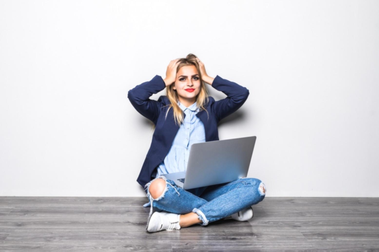 Professional remote learning workspace setup for game development